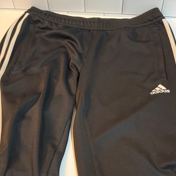 adidas Black and Gray Sweatpants - Picture 4 of 6